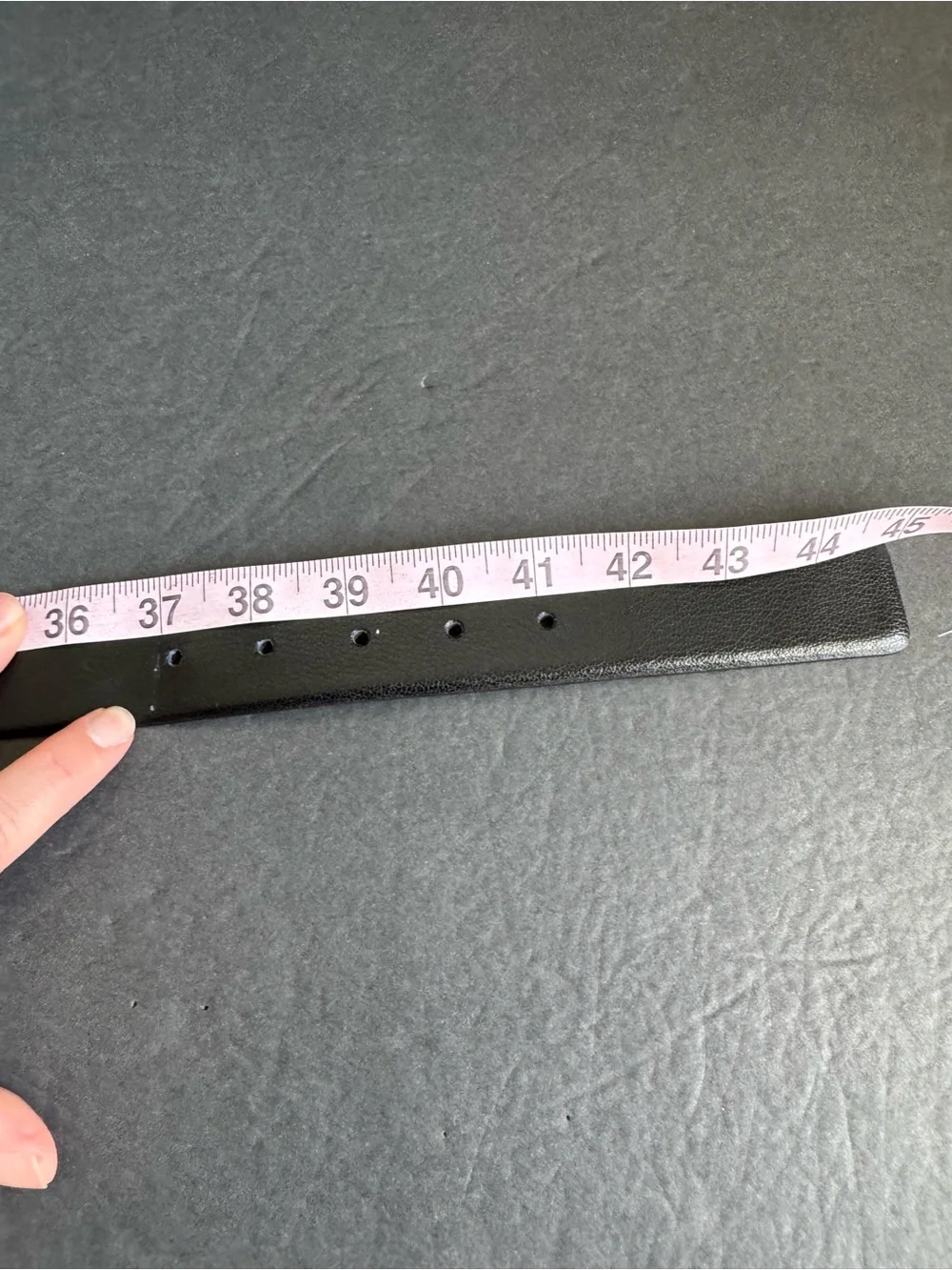 Hugo Boss Black Leather Belt‎ Handmade Unisex Mens 38
